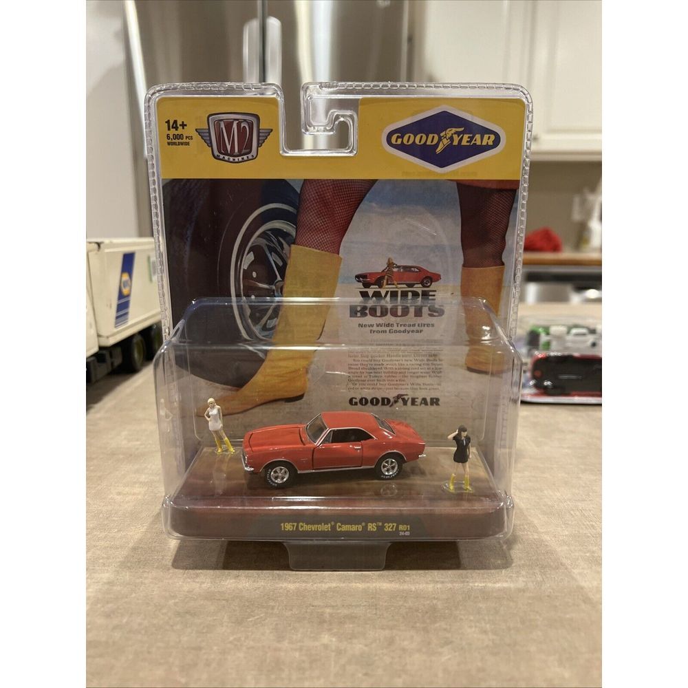 M2 Diecast 1967 Chevy Camaro RS 327 - Goodyear Made In 2024 New Sealed